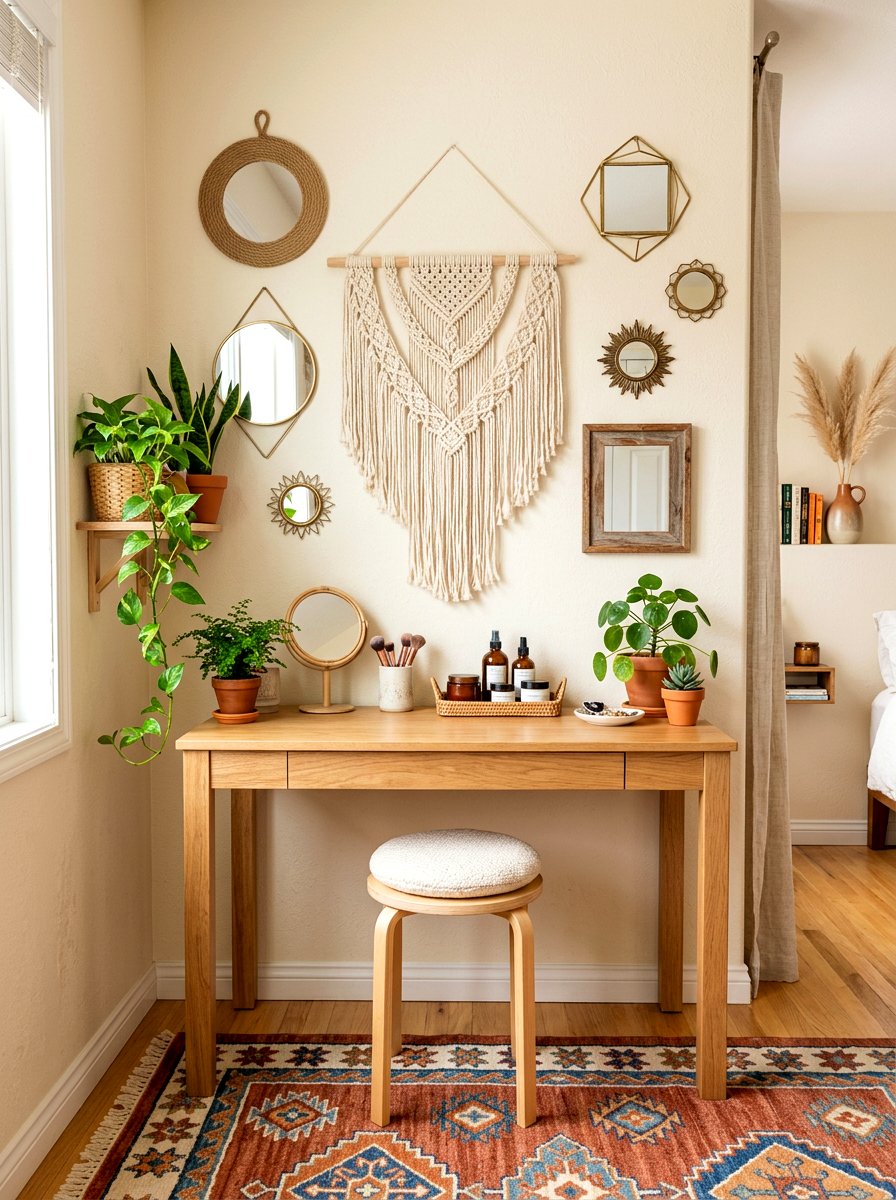 Boho Vanity Nook - 30 vanity nook ideas