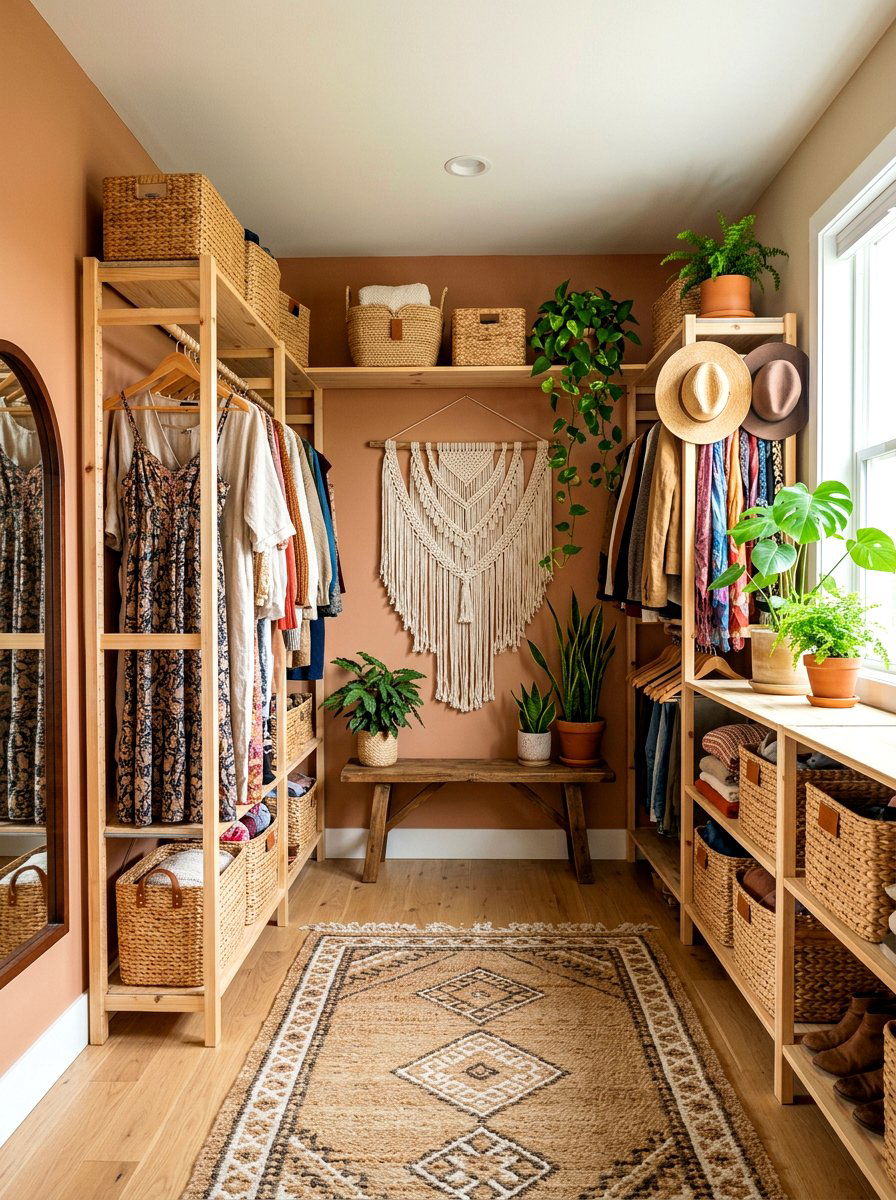 Boho Walk In Closet - 30 walk in closet ideas