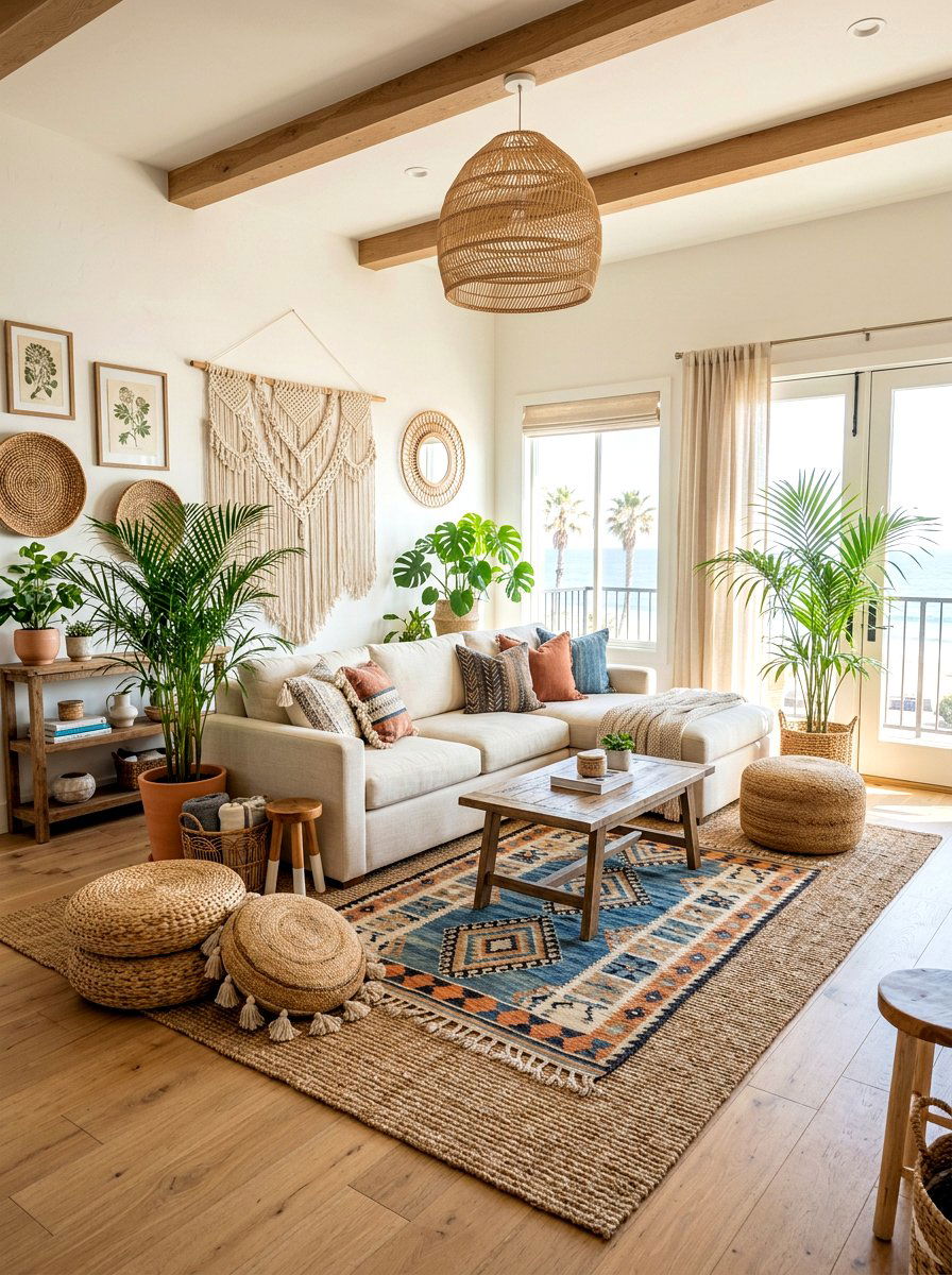 30 Coastal Living Room Ideas for Breezy Comfort and Coastal Style