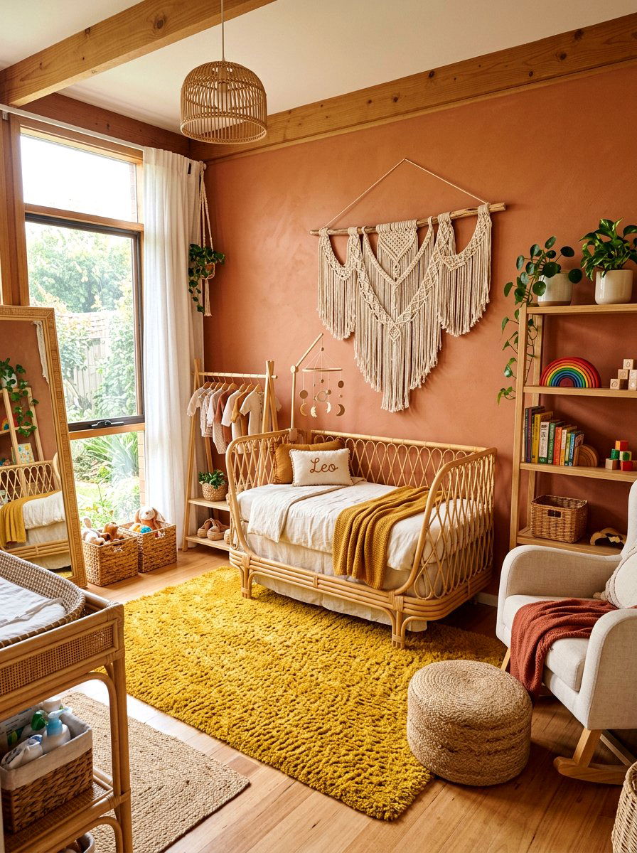 Boho nursery - 30 collected nursery decor ideas