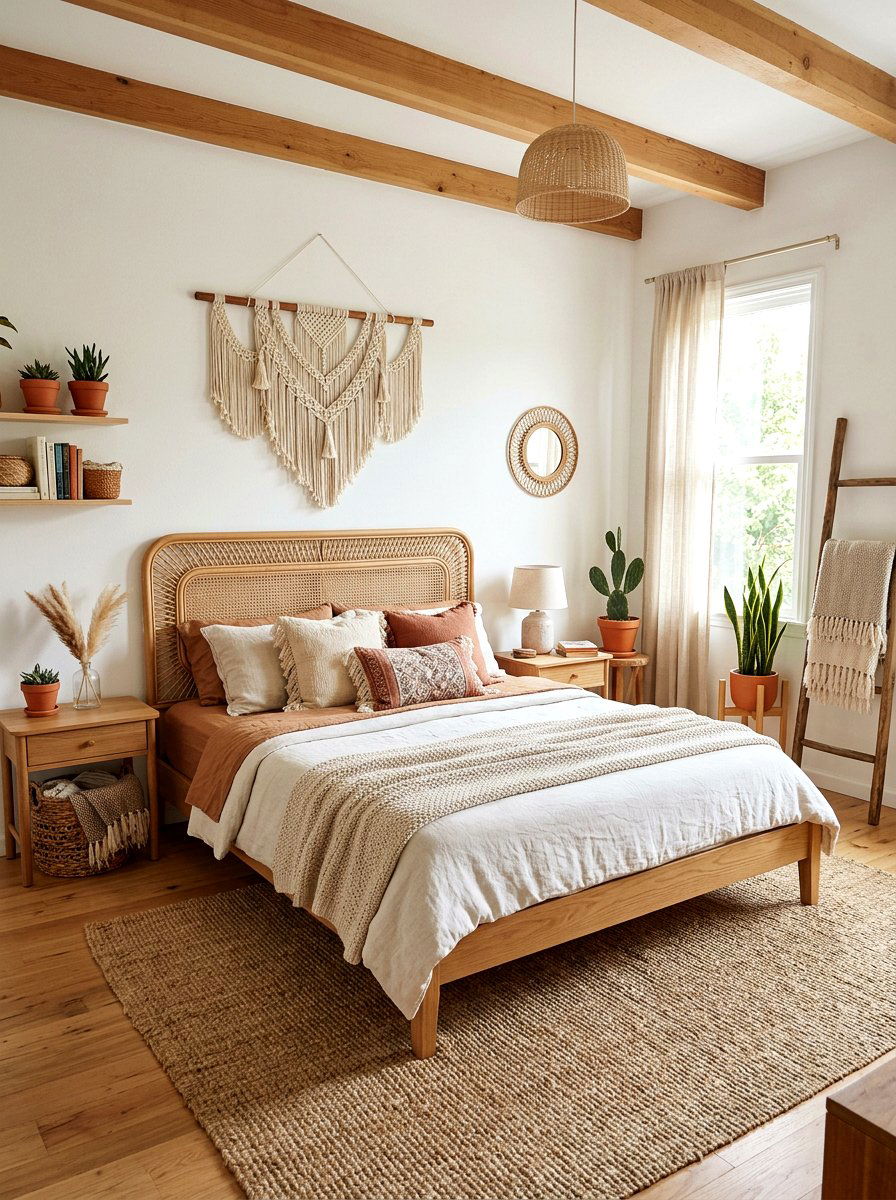 Boho scandinavian bedroom - 30 Scandinavian bedroom ideas