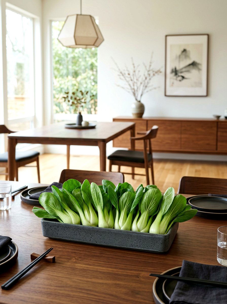 Bok Choy Centerpiece - 30 vegetable centerpiece ideas