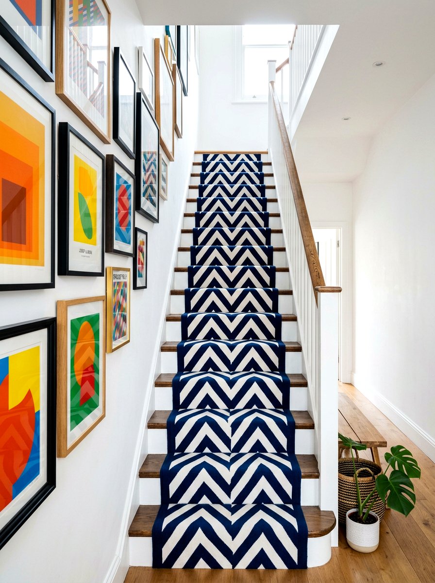 30 Dramatic Stair Runner Ideas That Transform Your Hallway