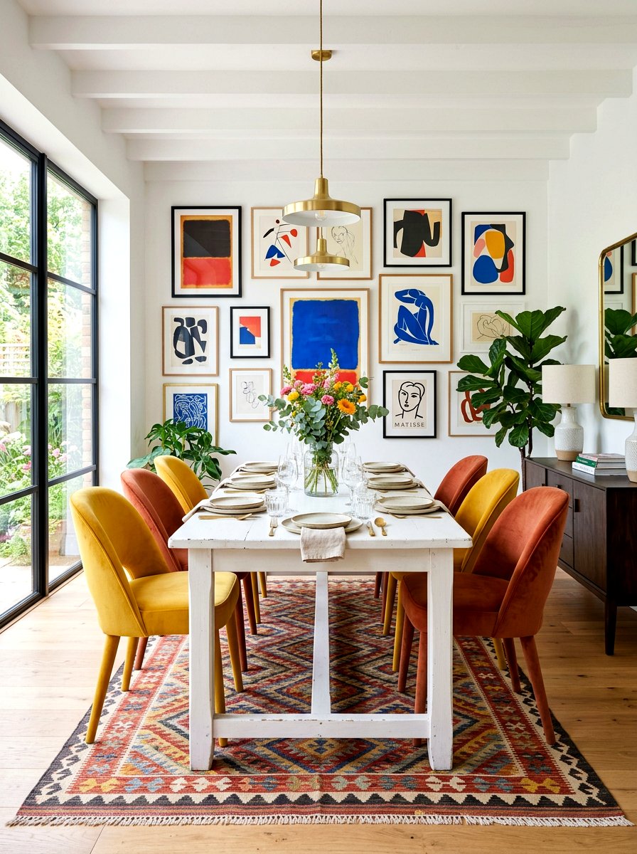 Bold Colorful Chairs - 30 statement dining chairs ideas