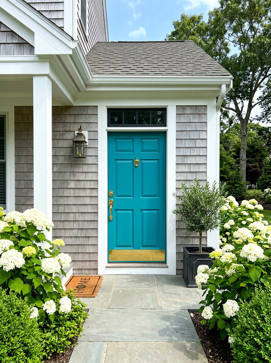 Bold Front Door - 30 front stoop styling ideas