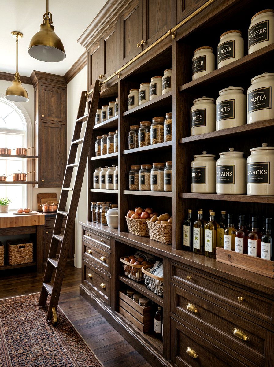 Bold Serif Pantry Typography - 30 pantry labels luxury ideas
