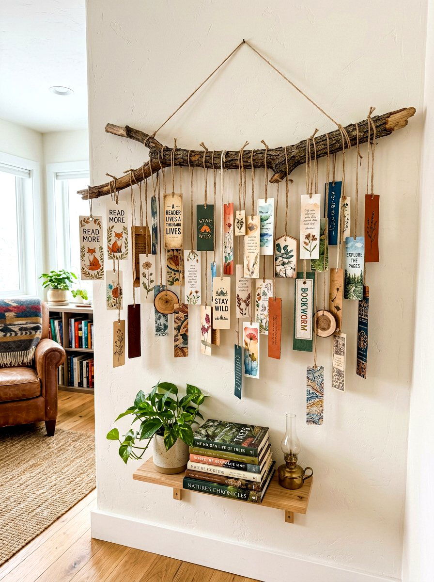 Bookmark tree branch - 30 bookmark display ideas