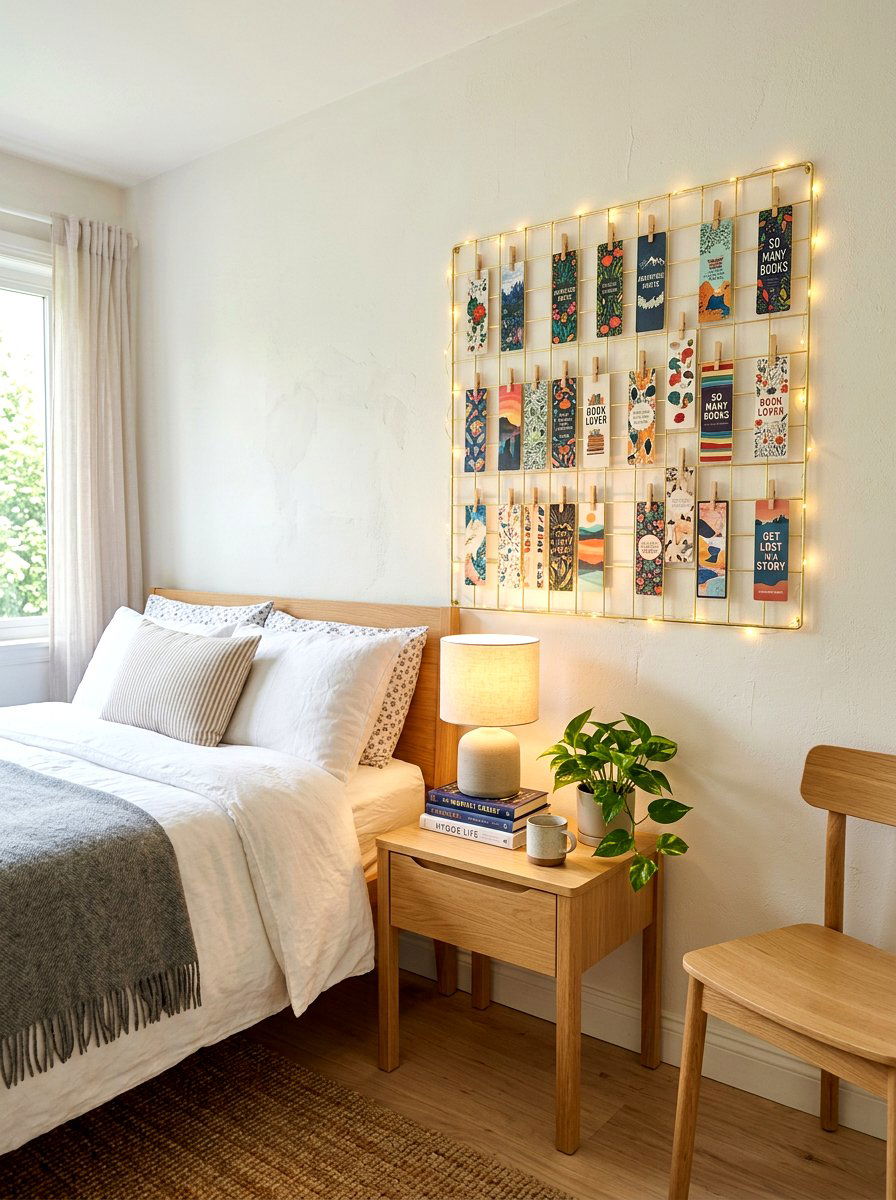 Bookmark wire mesh grid - 30 bookmark display ideas