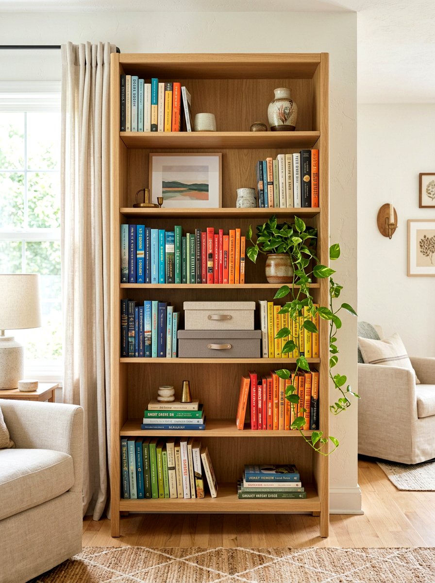Bookshelf Box - 30 decorative box styling ideas