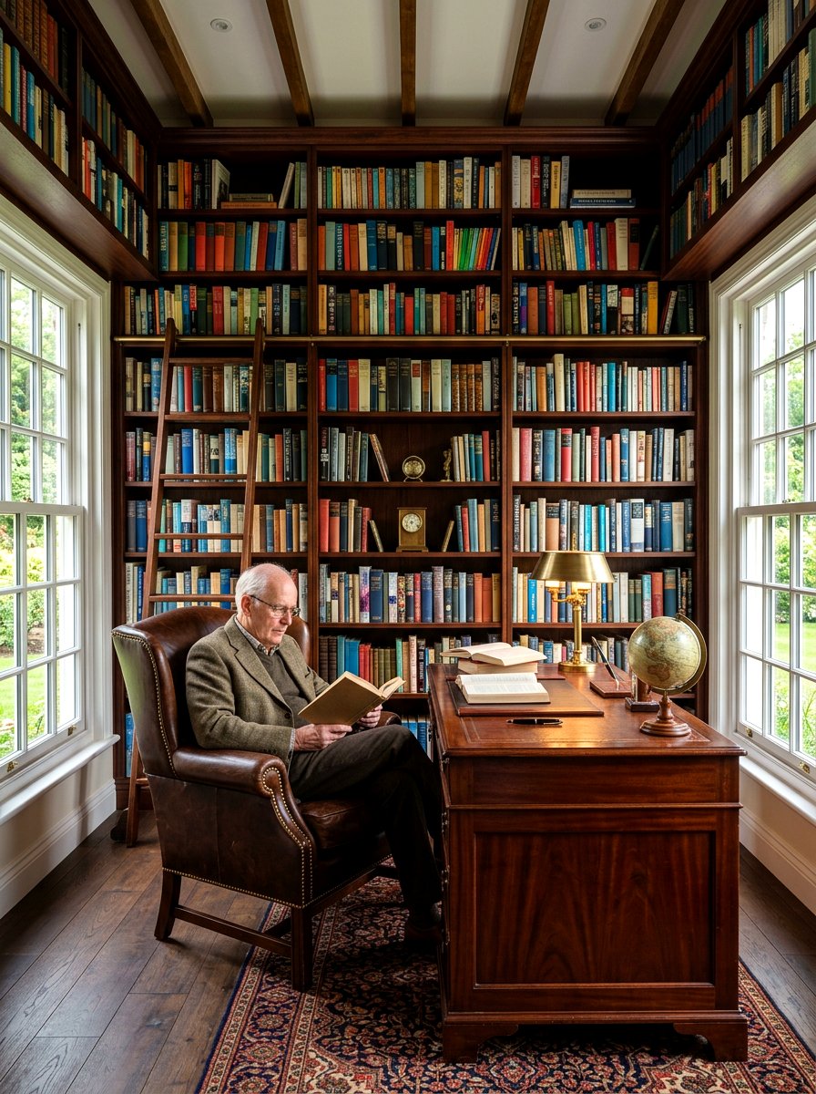 Bookshelf Wall Shed - 30 office shed ideas