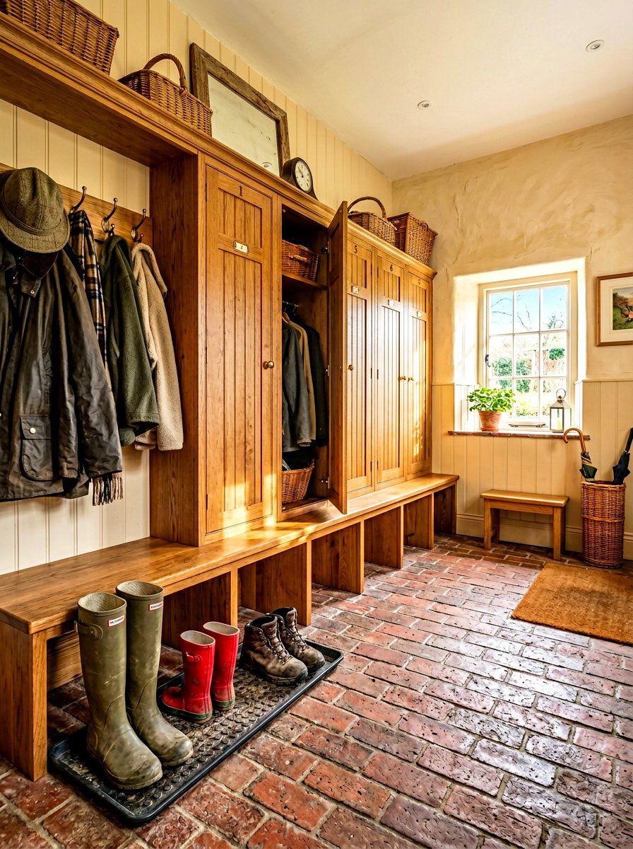 Boot Room Storage - 30 utility kitchen ideas