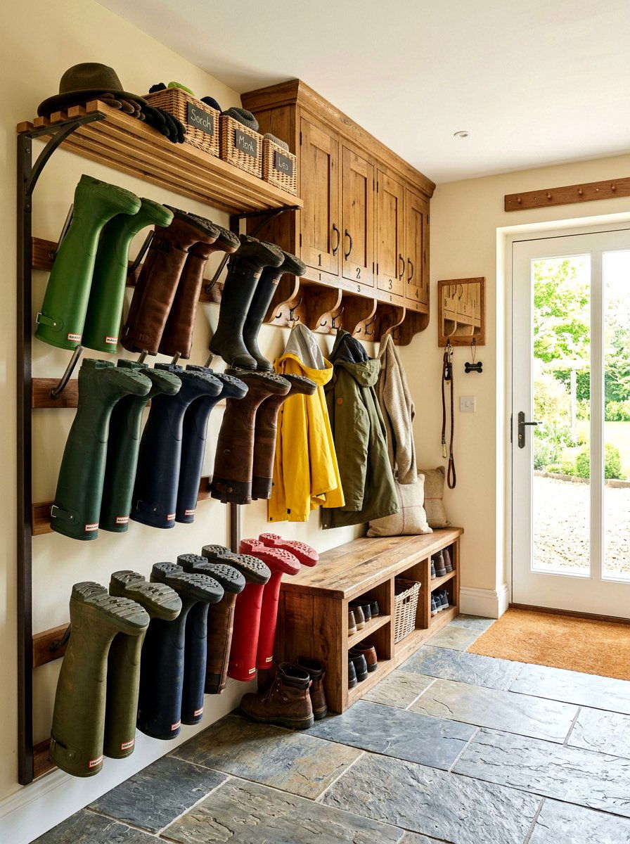 Boot Storage Rack - 30 shoe storage ideas