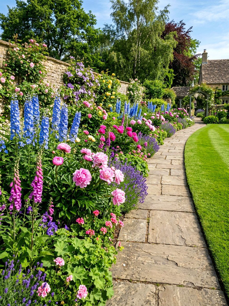 Border Flower Bed - 30 flower bed ideas