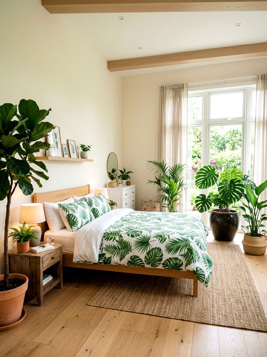 Botanical Bedding Set - 30 romantic floral bedroom ideas
