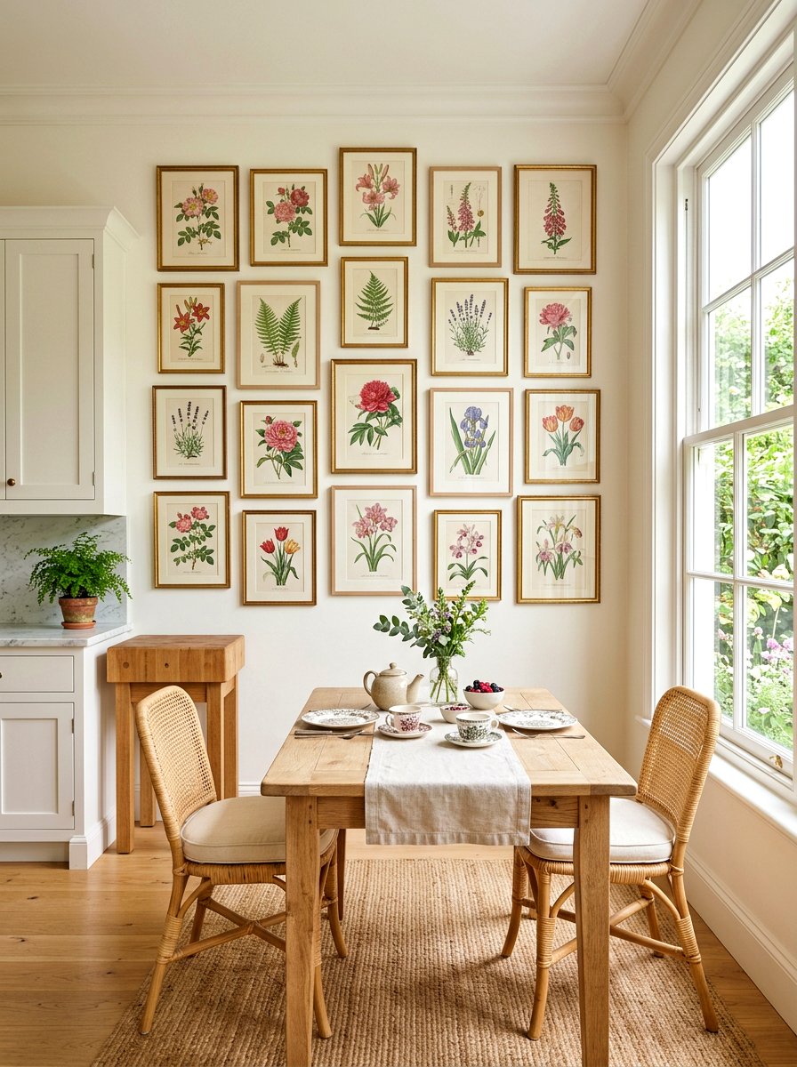 Botanical Kitchen Art - 30 spring kitchen decor ideas