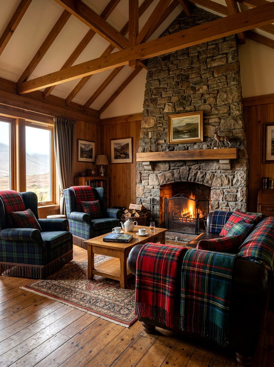 Botanical Manor Interior - 30 country manor living room ideas