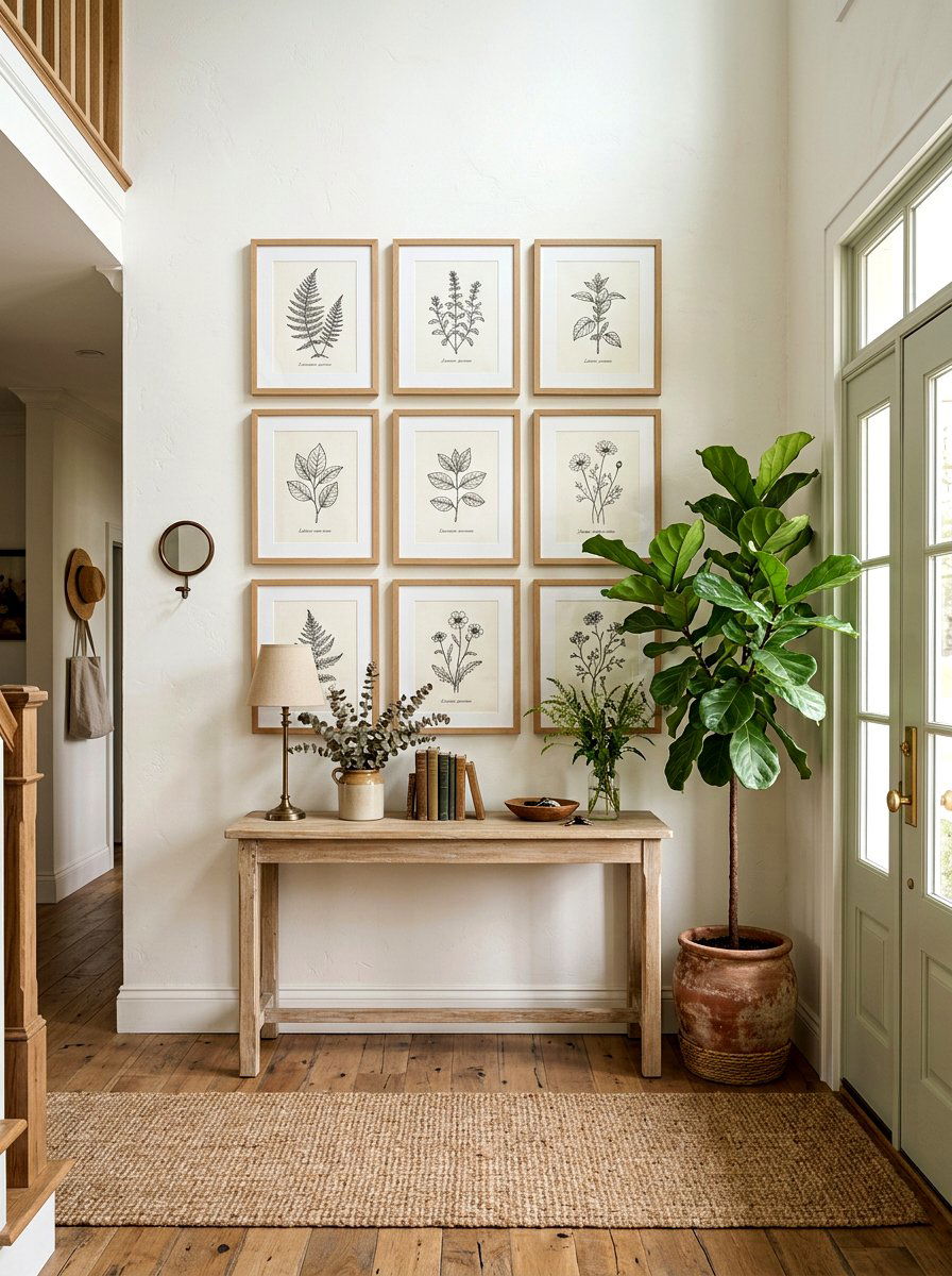 30 Art Wall Foyer Ideas for a Stunning First Impression