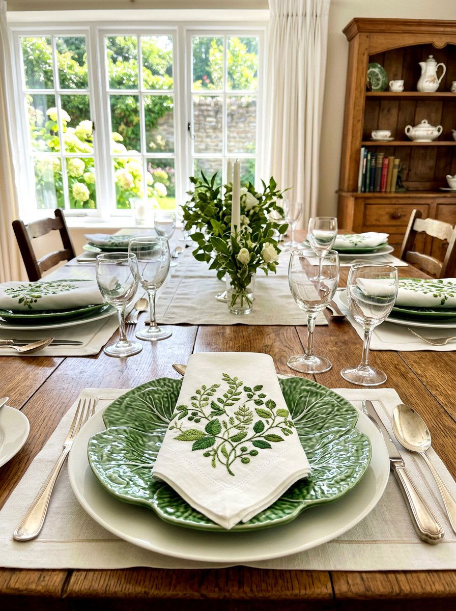 30 Cabbagecore Tablescape Ideas for a Cozy Vintage Table Setup
