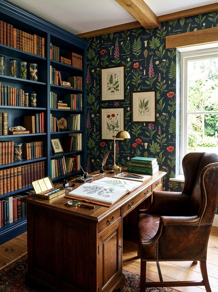 Botanical illustration study - 30 garden print wallpaper ideas