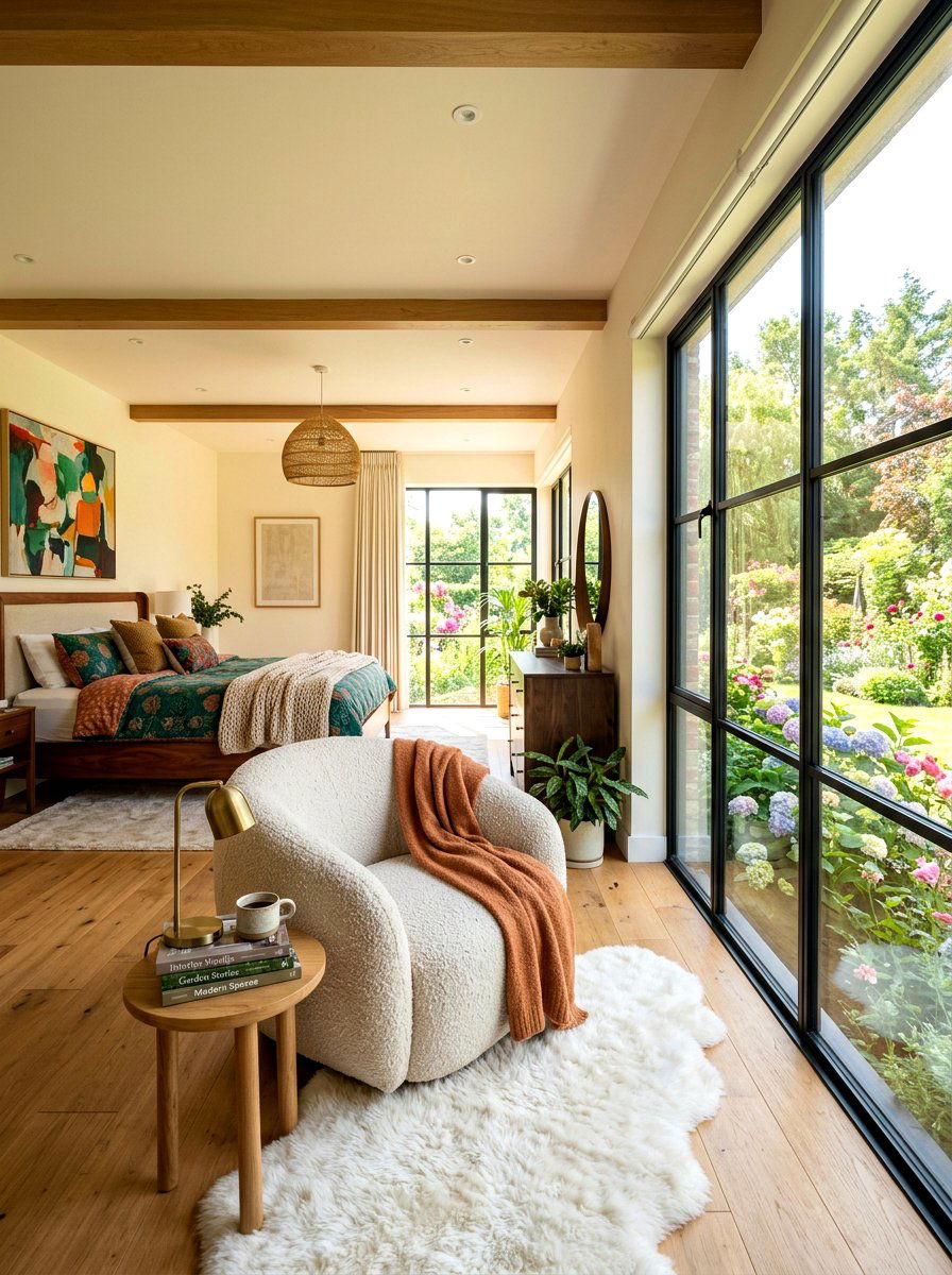 Boucle Armchair Bedroom - 30 boucle bedroom ideas