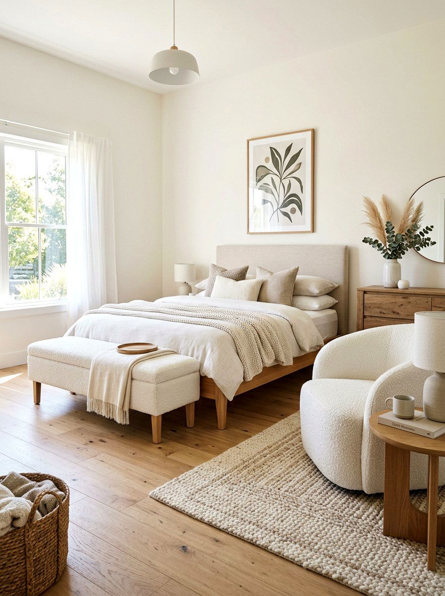 Boucle Furniture Bedroom - 30 soft luxury bedroom ideas
