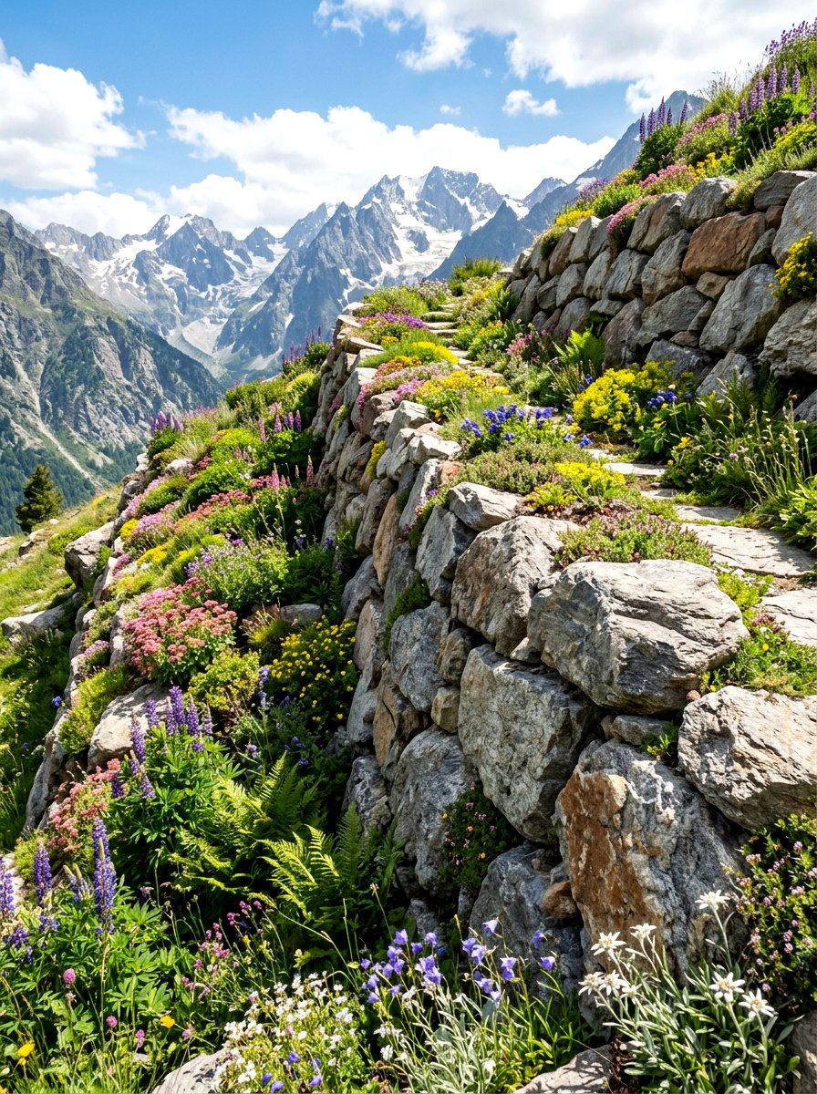 Boulder Retaining Wall - 30 retaining wall ideas
