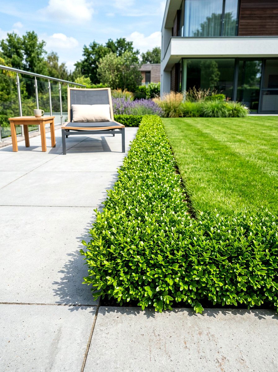 Box Honeysuckle Border - 30 hedge row ideas