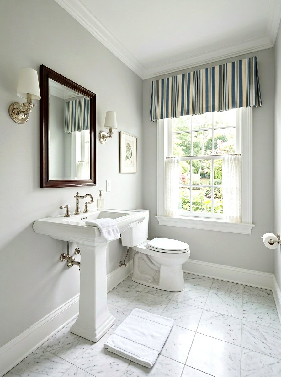 Box Pleat Valances - 30 window treatment ideas