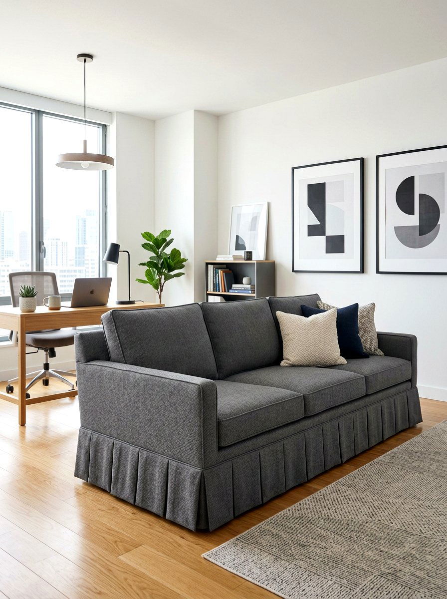 30 Skirted Sofa Ideas for Cozy Rooms and Picture-Perfect Style