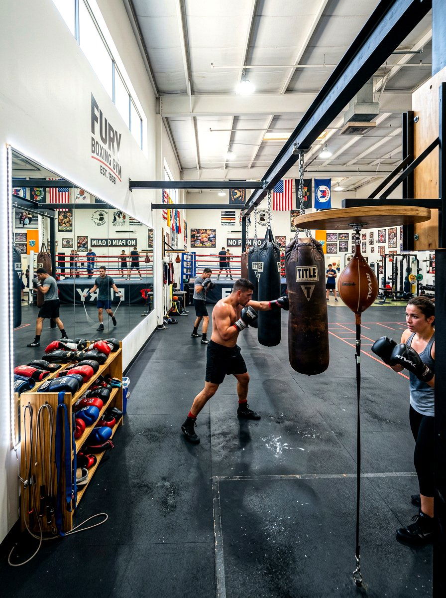 Boxing gym - 30 home gym ideas