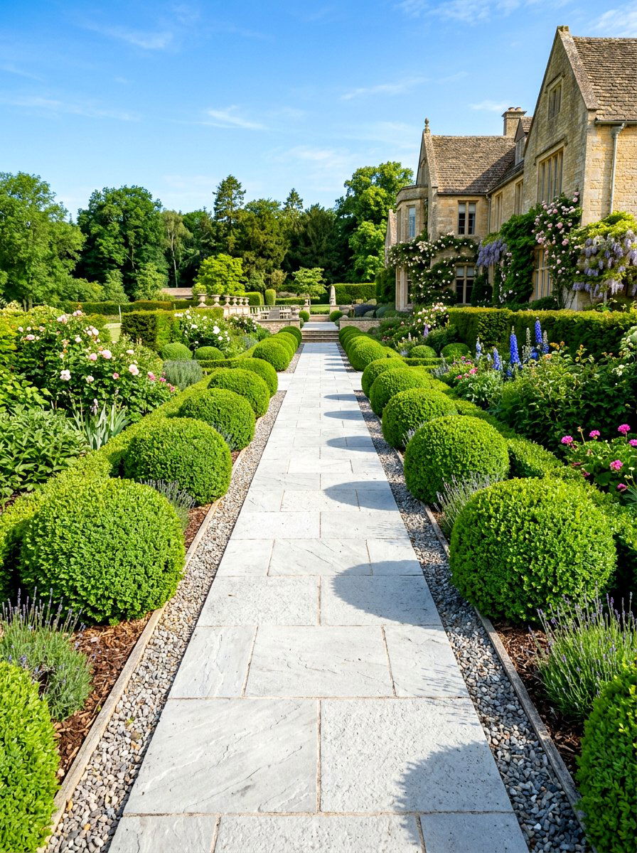 Boxwood Ball - 30 topiary garden ideas