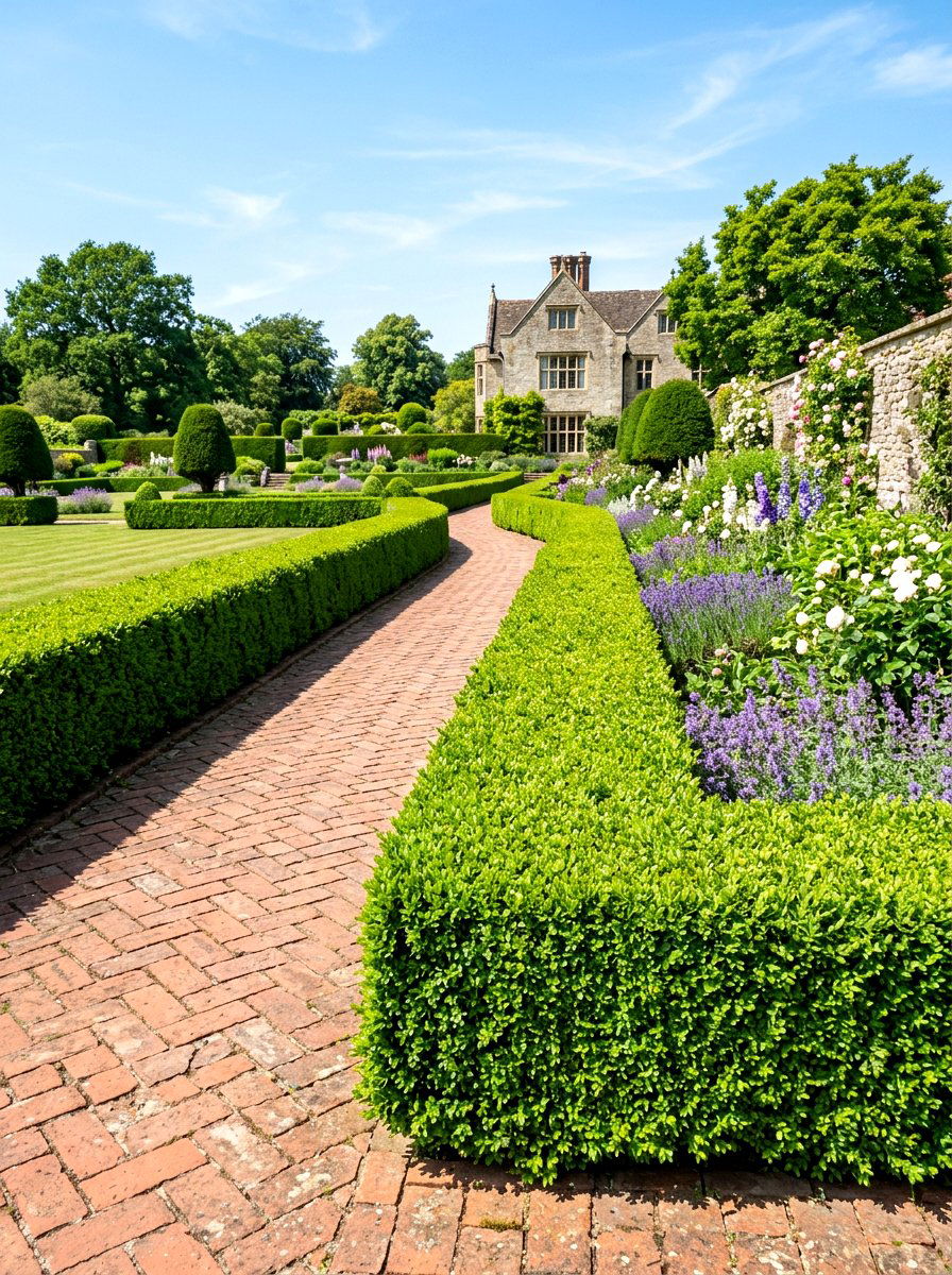 Boxwood Hedge Border - 30 AC unit landscaping ideas