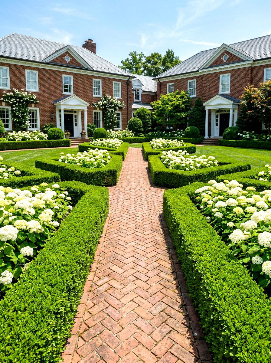 Boxwood Hedge Front Yard - 30 front yard border ideas