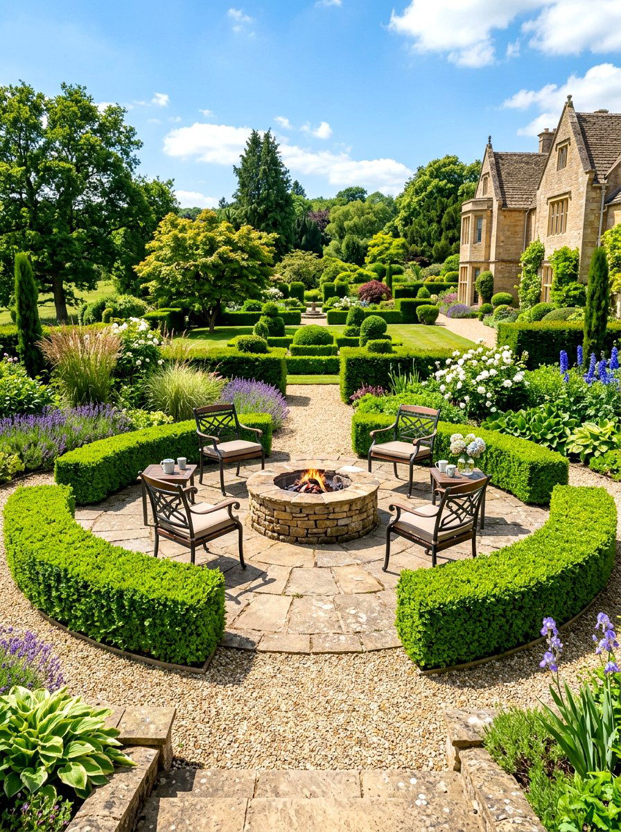 Boxwood Living Fence - 30 backyard fence ideas