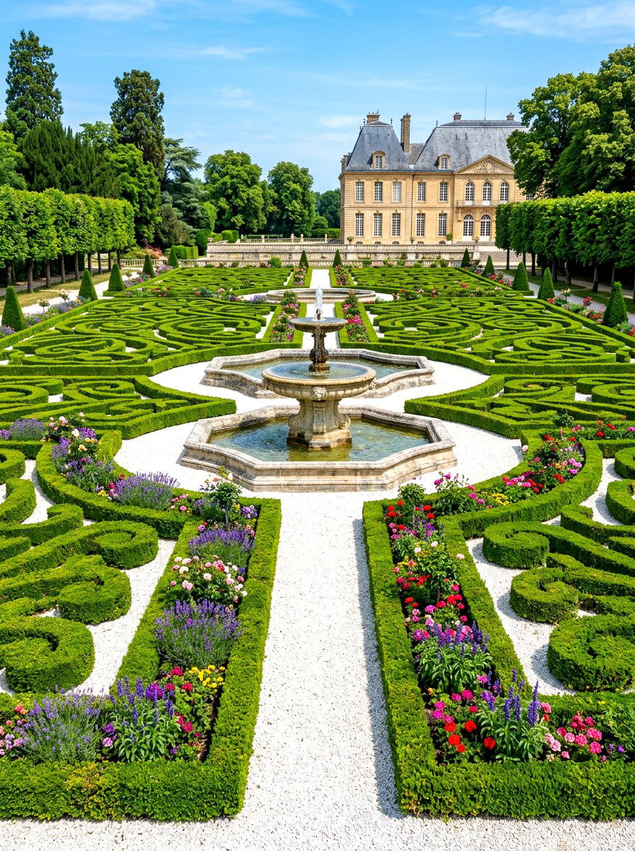 Boxwood Parterre - 30 formal garden ideas