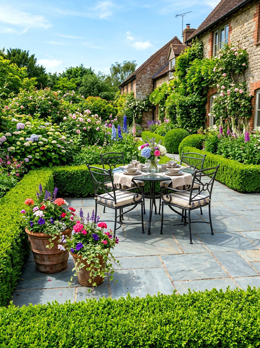 Boxwood Patio Edging - 30 boxwood border ideas