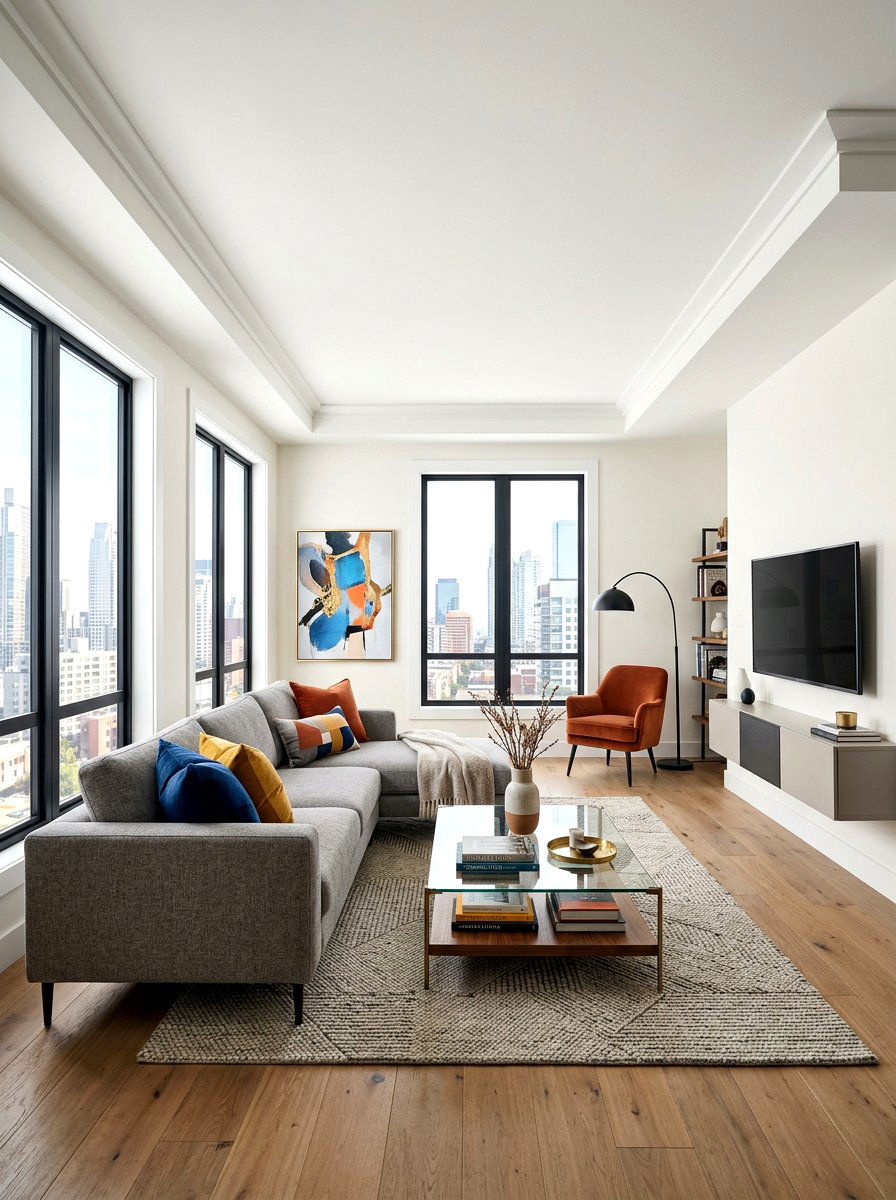 Boxy Modern Crown Molding - 30 crown molding ideas