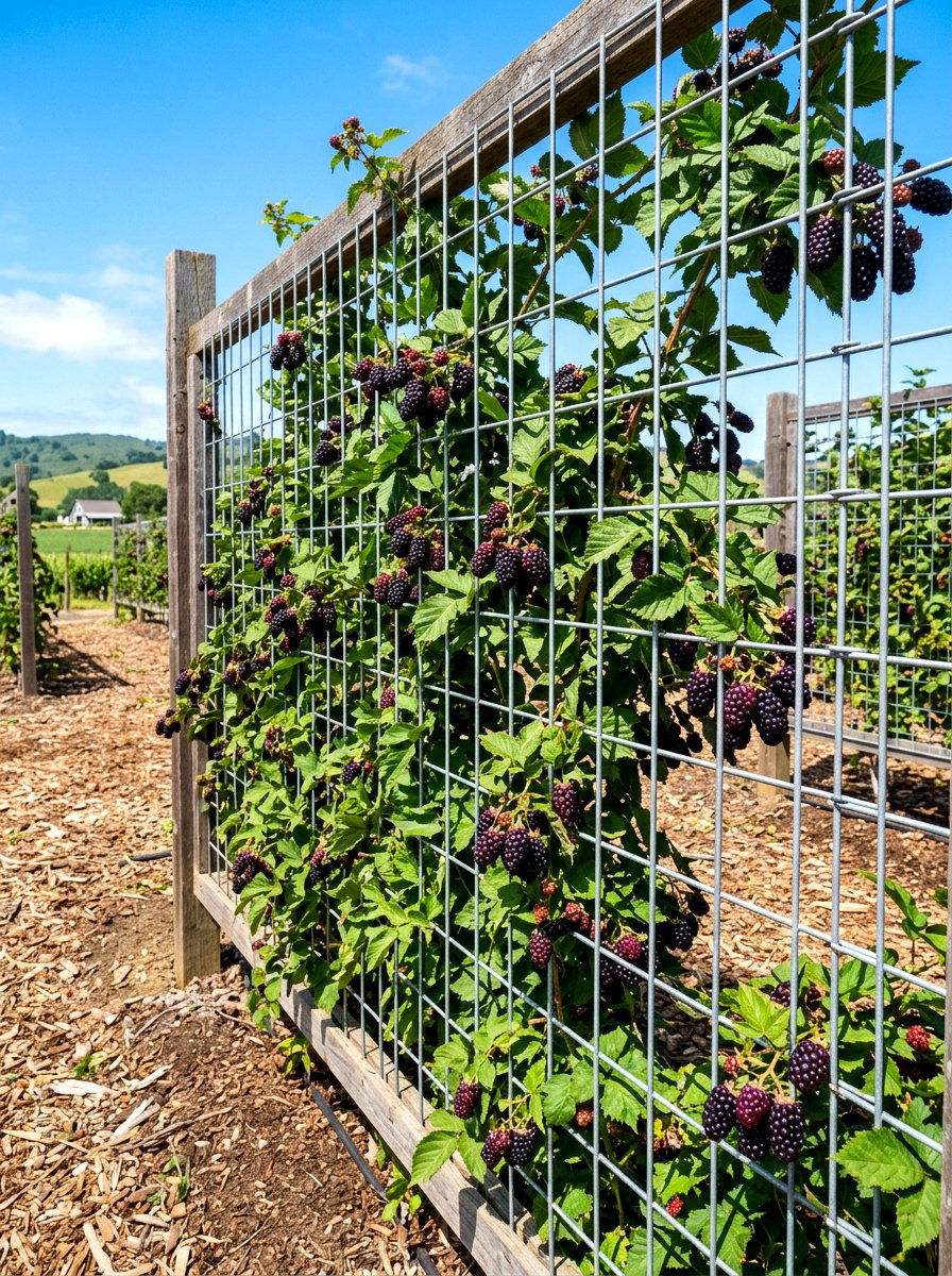 Boysenberry Garden Grid - 30 berry garden ideas