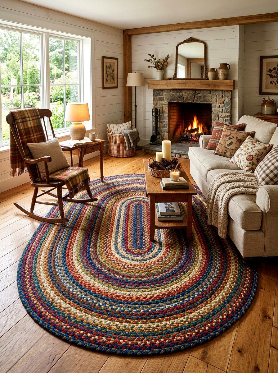 Braided Rug Living Room - 30 living room rug ideas