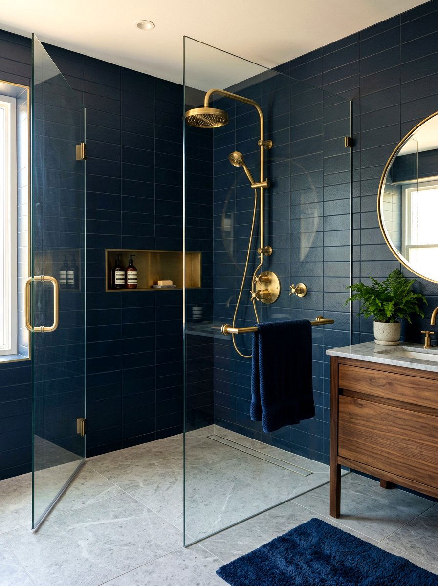 Brass Bathroom Fixtures - 30 timeless bathroom ideas