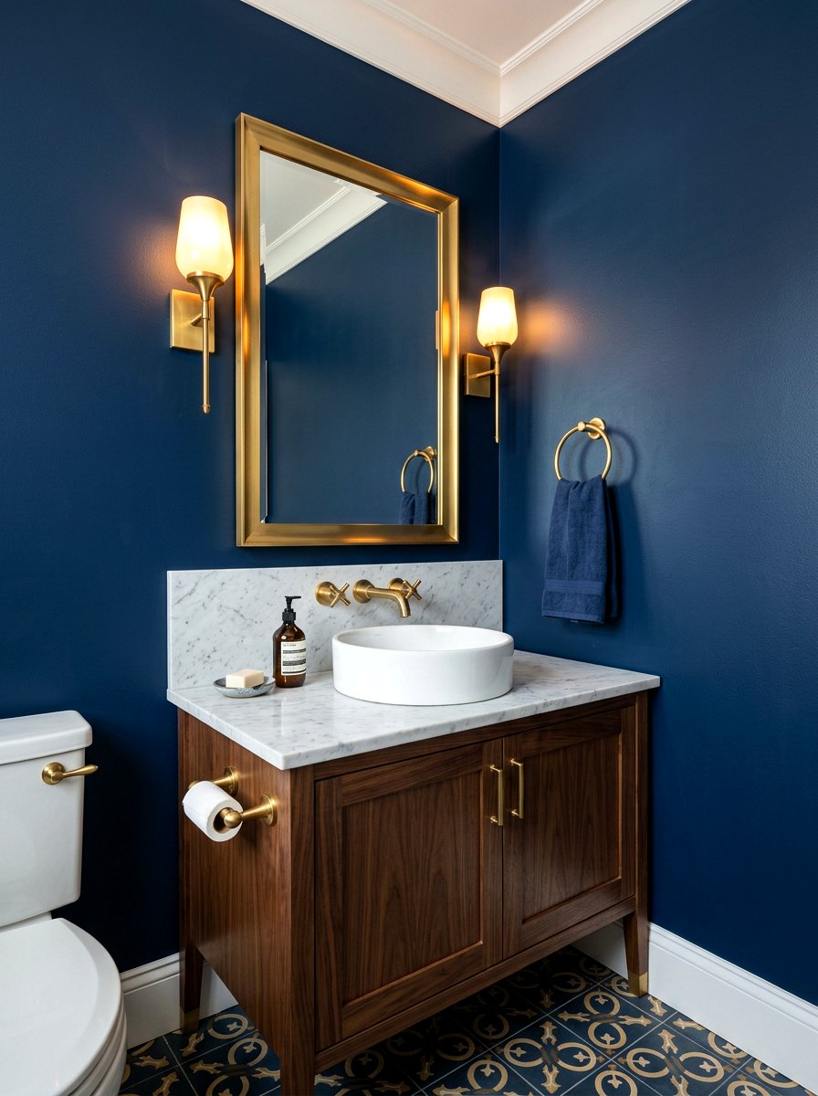 30 Boutique Hotel Powder Room Ideas for a Bold, Elegant Glow