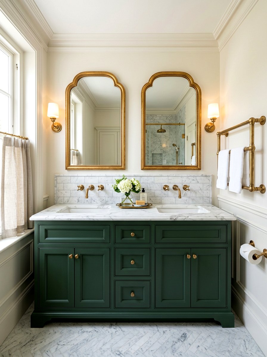 Brass Bathroom Hardware - 30 nontoxic bathroom ideas