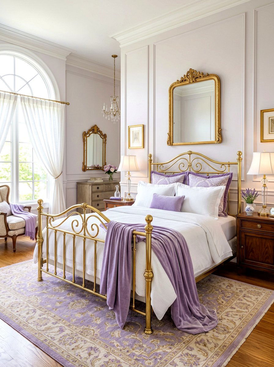 Brass Bed Frame Accents - 30 elevated bed styling bedroom ideas