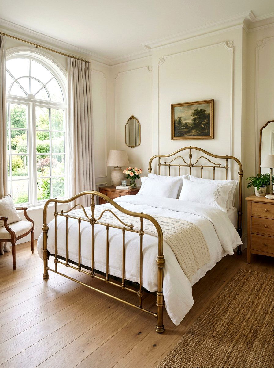 Brass Bed Frame - 30 brass decor ideas