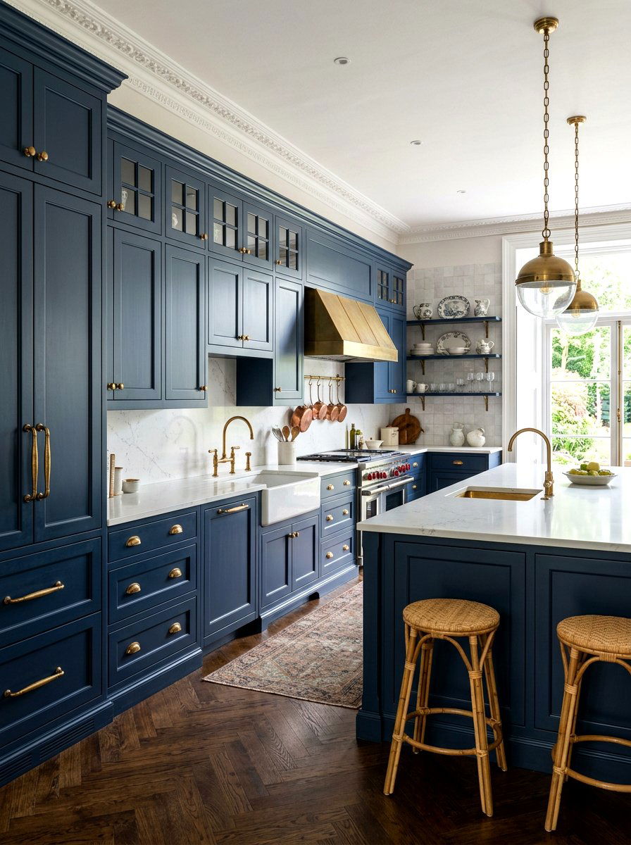 Brass Cabinet Hardware - 30 heirloom kitchen decor ideas