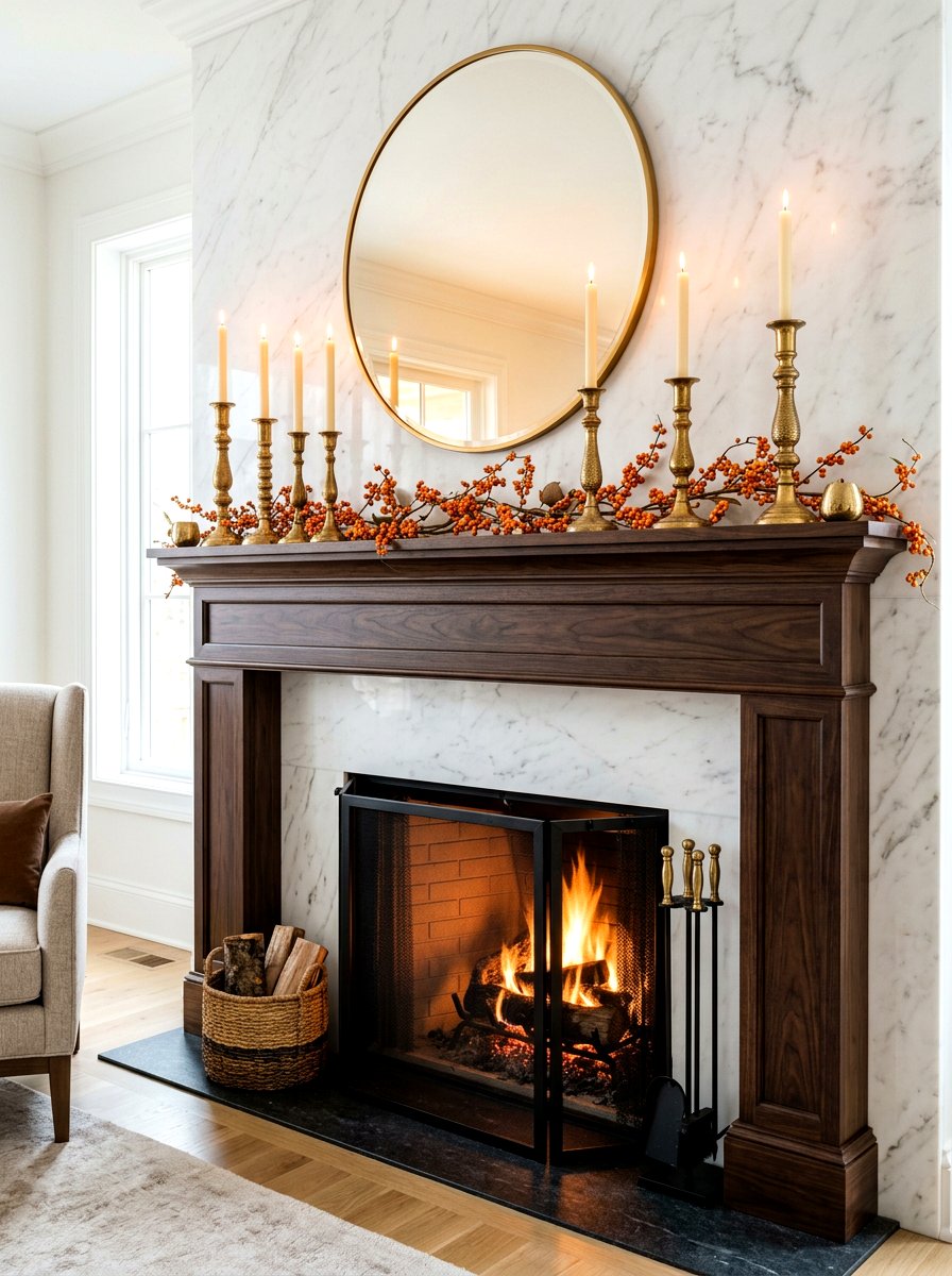 30 Fall Mantel Layering Ideas for Cozy, High-End Looks Every Time