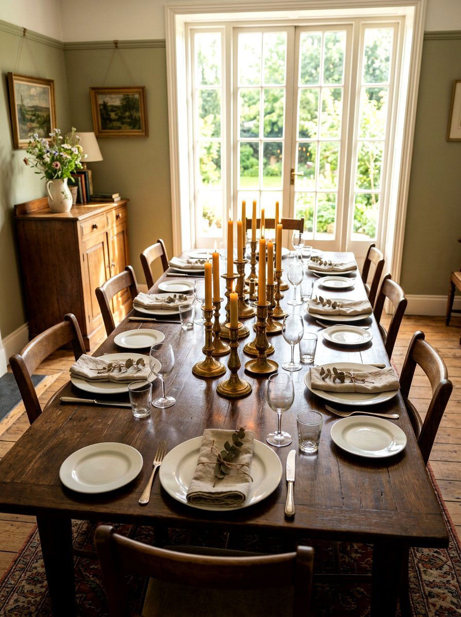 Brass Candlesticks - 30 thrifted home decor ideas