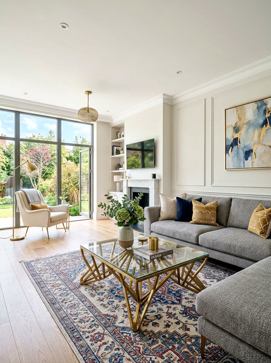 Brass Coffee Table - 30 brass decor ideas