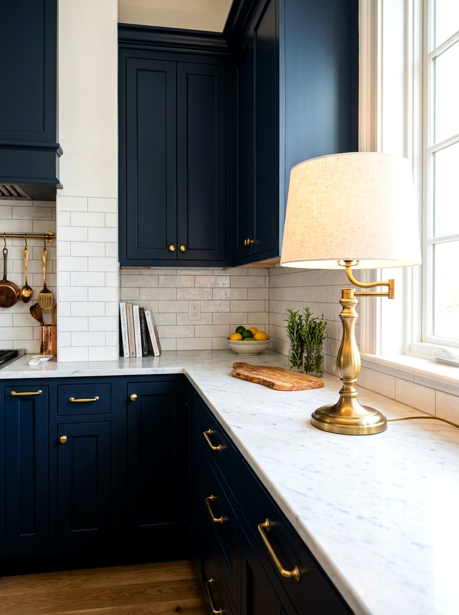 Brass Countertop Lamp - 30 kitchen table lamp ideas