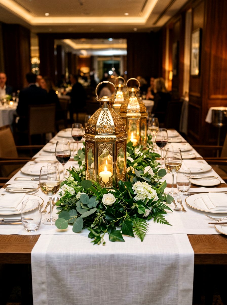 Brass Dining Table Lanterns - 30 outdoor candle lantern ideas